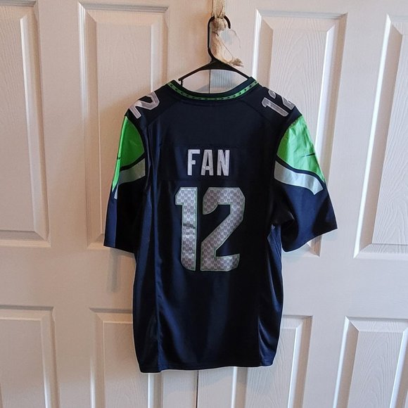 Men's Nike 12th Fan College Navy Seattle Seahawks Game Team Jersey